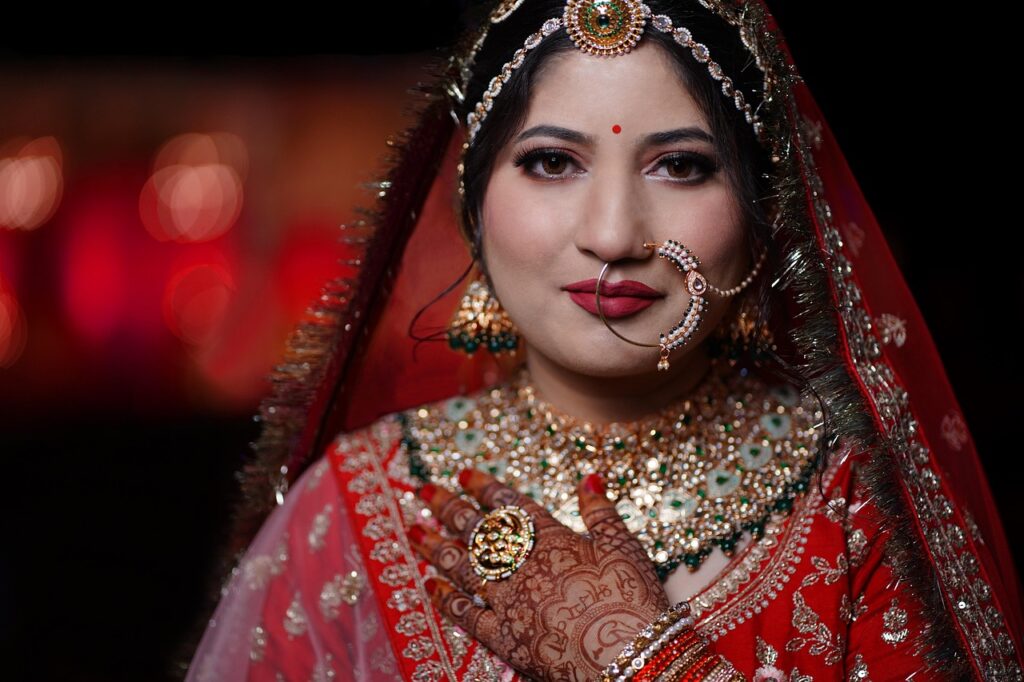 Artificial Bridal Nath (Nose Ring)